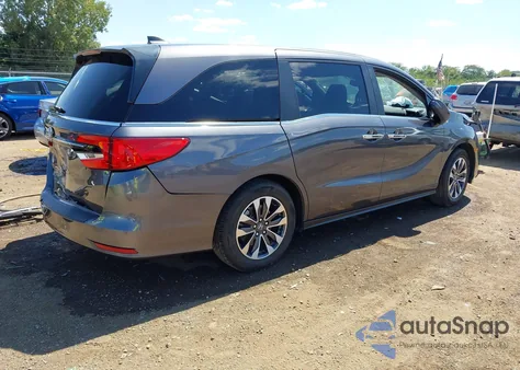 2022 Honda Odyssey Ex-L из США, поврежденный, VIN 5FNRL6H79NB024258